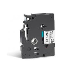 nastro di stampa brother tze231civ 12mm bianco/ner [tze231civ]