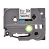 nastro di stampa brother tze251civ 24mm bianco/nero [tze251civ]