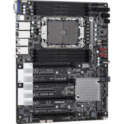 scheda madre asrock atx ddr4 256gb nero [c621a ws]
