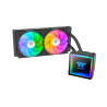 dissipatore cpu a liquido thermaltake th240 v3 argb 240mm nero [cl-w465-pl12sw-a]