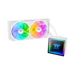 dissipatore cpu a liquido thermaltake th240-s v3 argb 240mm bianco