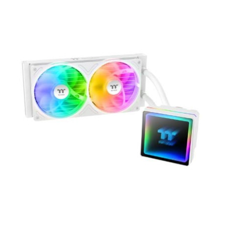 dissipatore cpu a liquido thermaltake th240-s v3 argb 240mm bianco