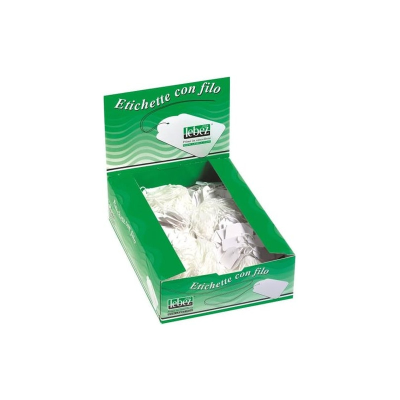 Etichette identificative lebez 500 pz. con filo a390 (22x35mm) [a390]