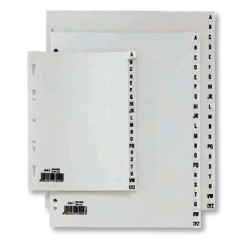 divisori sei rota record alfabetici in pp con foratura universale