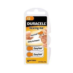pila duracell 6 pz. a bottone hearing aid [duracell]