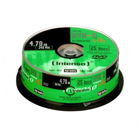 confezione dvd-r intenso 4,7gb 16x 25pcs [4101154]