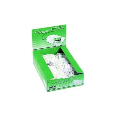 Etichette identificative lebez 500 pz. con filo a391 28x43mm [a391]