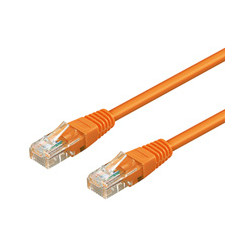 Cavo di rete patch cca cat. 6 arancio utp 5 m