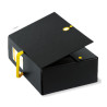 scatola archivio big next 120 nero/verde 25x35cm dorso 12cm [68101205]