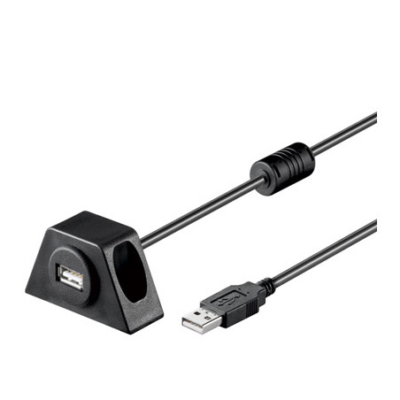 Prolunga usb 2.0 fissabile con viti 1,2 m nero