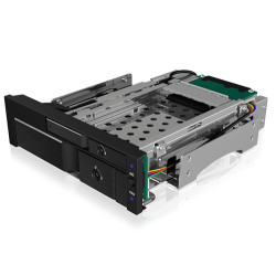 icy box raidsonic ib-2217asts rack mobile per hard disk sata