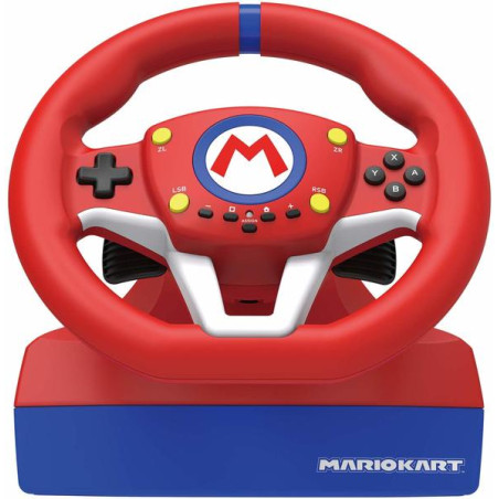 volante hori volante mario kart racing wheel pro + pedaliera