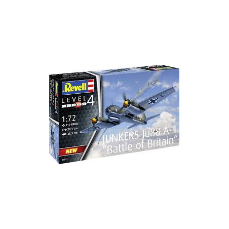 modellino revell junkers ju88 a-1 battaglia d'inghilterra