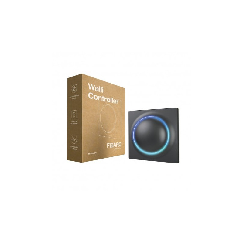 interruttore da parete fibaro z-wave + 700 walli controller antracite