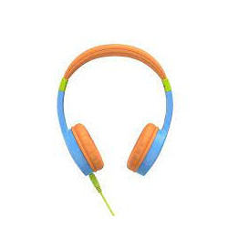 cuffie per bambini hama kids guard flessibile blu/arancione [184106]