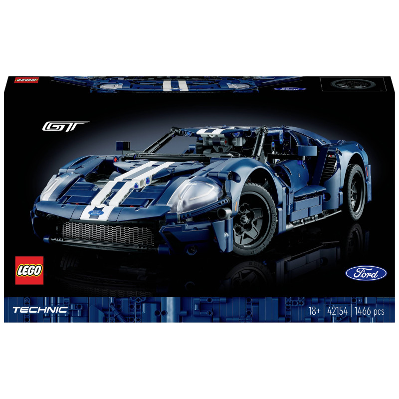 gioco da costruzione lego technic ford gt 2022 1466pz multicolore