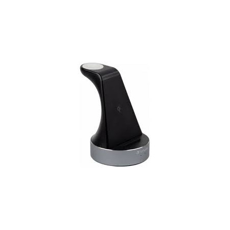 caricabatterie verbatim wireless 2in1 qi mf wcs-01 nero [49555]