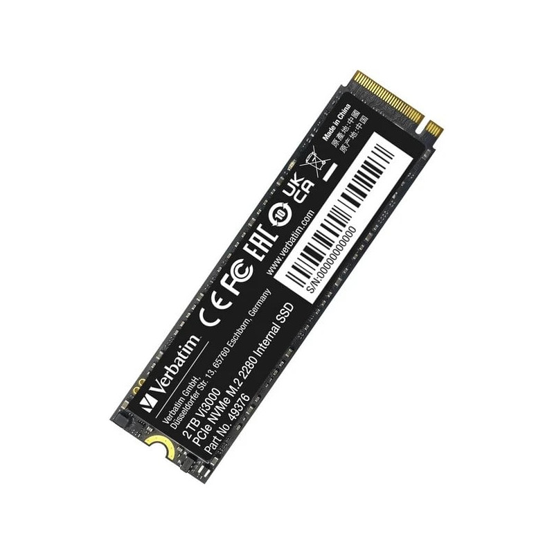 ssd 2tb verbatim vi3000 pci-e nvme m.2 nero [49376]