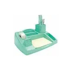 organizer da scrivania arda oliver 23.8x19.8x8cm verde pastello [4121pv]
