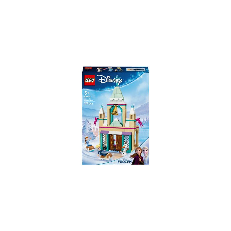 lego disney princess castello di ghiaccio di arendelle multicolore