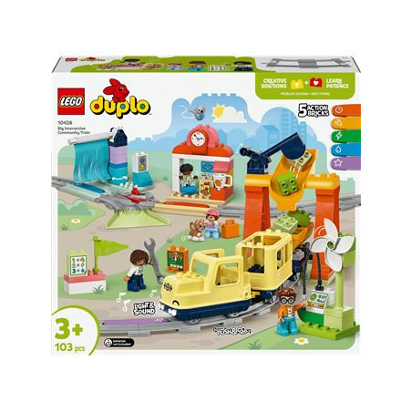 lego duplo il grande treno comunitario interattivo multicolore 103pz
