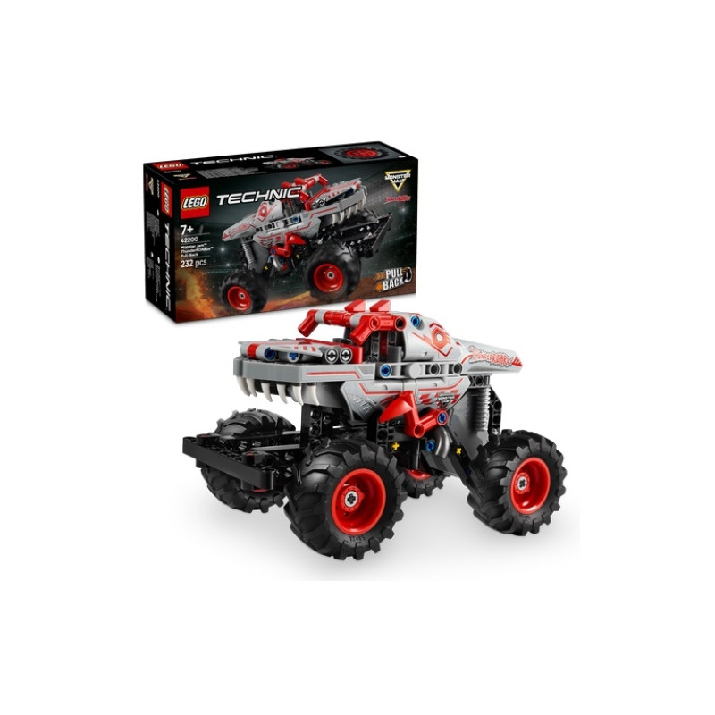lego technic ritiro di monster jam thunder roarus multicolore 232pz