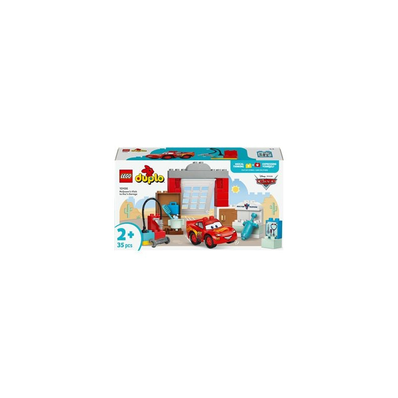 set di gioco lego duplo 10456 la visita di mcqueen al garage di doc
