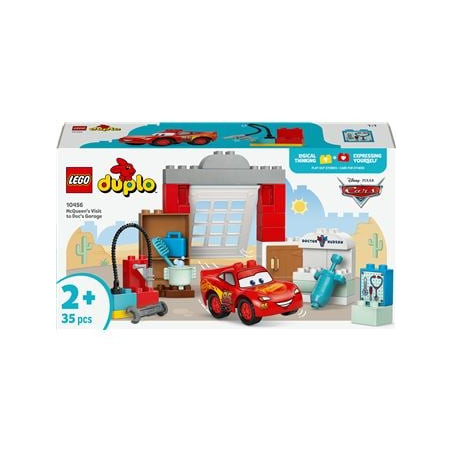 set di gioco lego duplo 10456 la visita di mcqueen al garage di doc