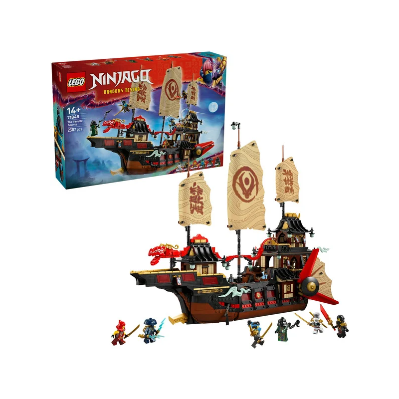 gioco da costruzione lego ninjago iltempio del bounty multicolore