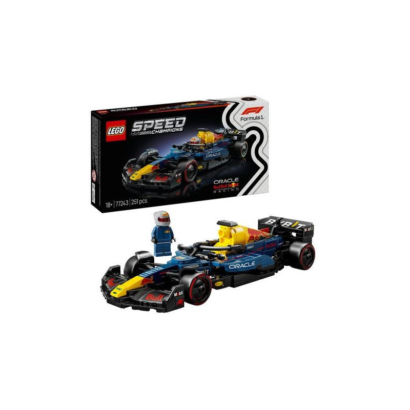 gioco da costruzione lego speed champions auto da corsa oracle red