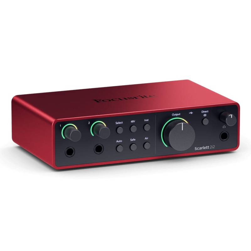 interfaccia audio focusrite scarlett 2i2 usb-c 4a generazione