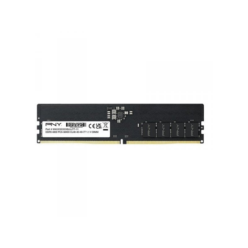ram dimm ddr5 1x8gb pny md8gsd55600-sb 5600mhz cl40 nero [sapny50085600sb]