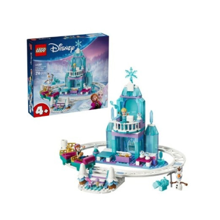 gioco da costruzione lego disney 43281 il castello di ghiaccio e