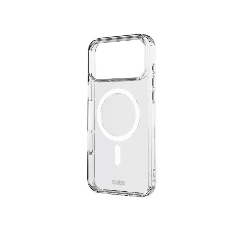 custodia sbs light mag per iphone 17 pro max trasparente