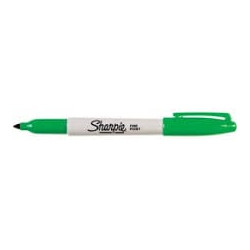 marcatore sharpie verde permanente p.fine [s0810960]