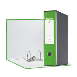 registratore a leva esselte eurofile g55 verde vivida dorso 8cm formato