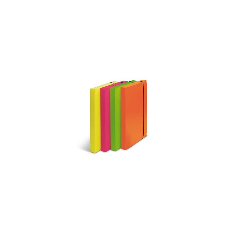cartellina con elastico fellowes progetti dorso 3cm colori fluo [1028101]