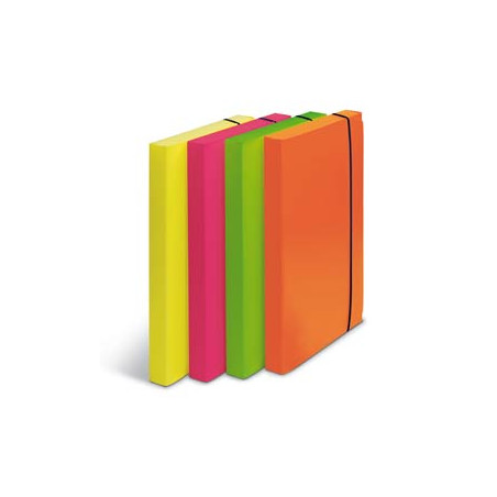 cartellina con elastico fellowes progetti dorso 3cm colori fluo [1028101]