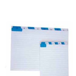 schede schedario edipro rubrica a-z verticale 24x17cm e3659 [e3659]