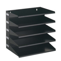 portacorrispondenza durable portadocumenti sorter 5 scomparti nero