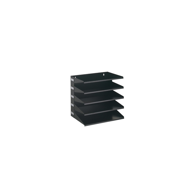 portacorrispondenza durable portadocumenti sorter 5 scomparti nero
