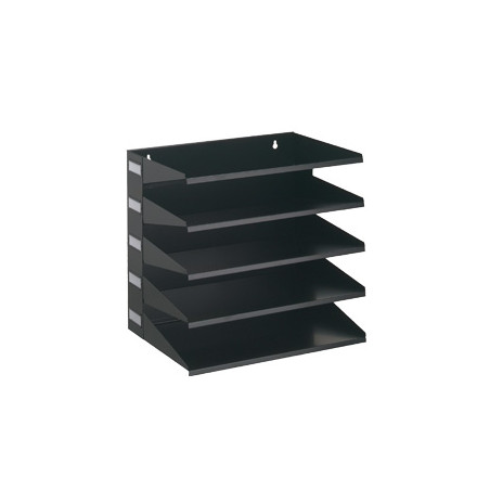 portacorrispondenza durable portadocumenti sorter 5 scomparti nero