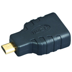 adattatore gembird hdmi a micro-hdmi m/f nero [a-hdmi-fd]