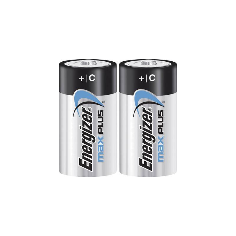 batteria 1/2 torcia (c) alcalina/manganese energizer max plus 1.5