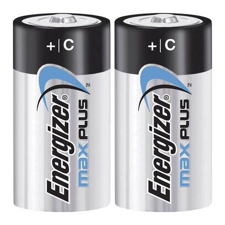 batteria 1/2 torcia (c) alcalina/manganese energizer max plus 1.5