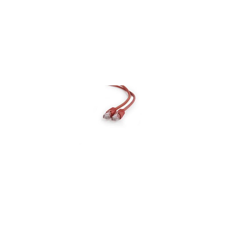 cavo di rete patch gembird utp cat.6 1m rosso [pp6u-1m/r]