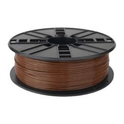 filamento stampante 3d gembird 1.75mm 1kg pla marrone [3dp-pla1.75-01-br]