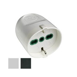 Presa schuko 10/16a+t nera 81051 fme [fme ]