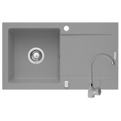 lavello pyramis grigio [090923601 granit szary beton]