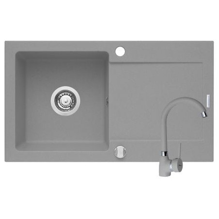 lavello pyramis grigio [090923601 granit szary beton]